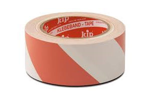 Kip PVC-Warnband Extra weiß/rot 